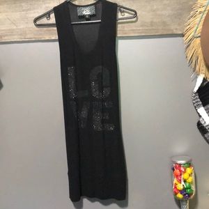 B&B Couture “Love” bling tunic tank